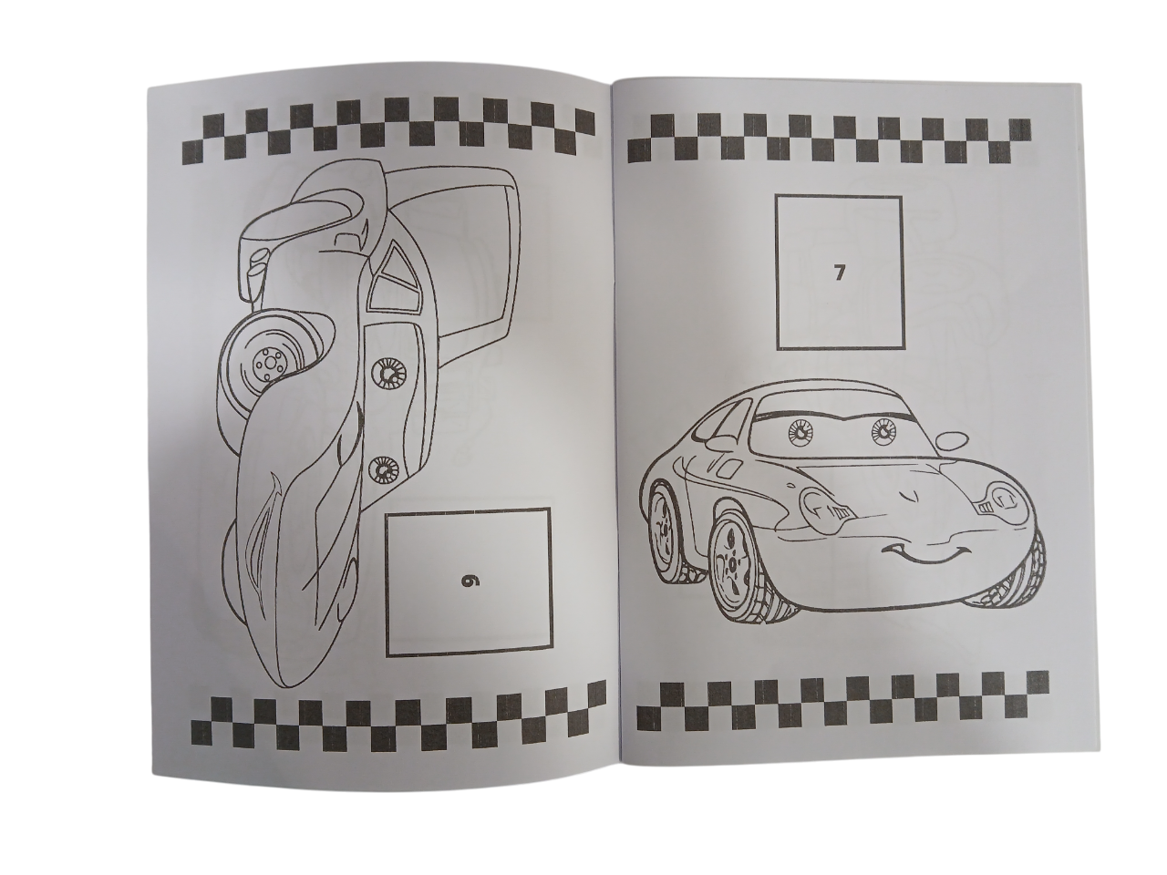 Libro Para Pintar Cars con stickers-2