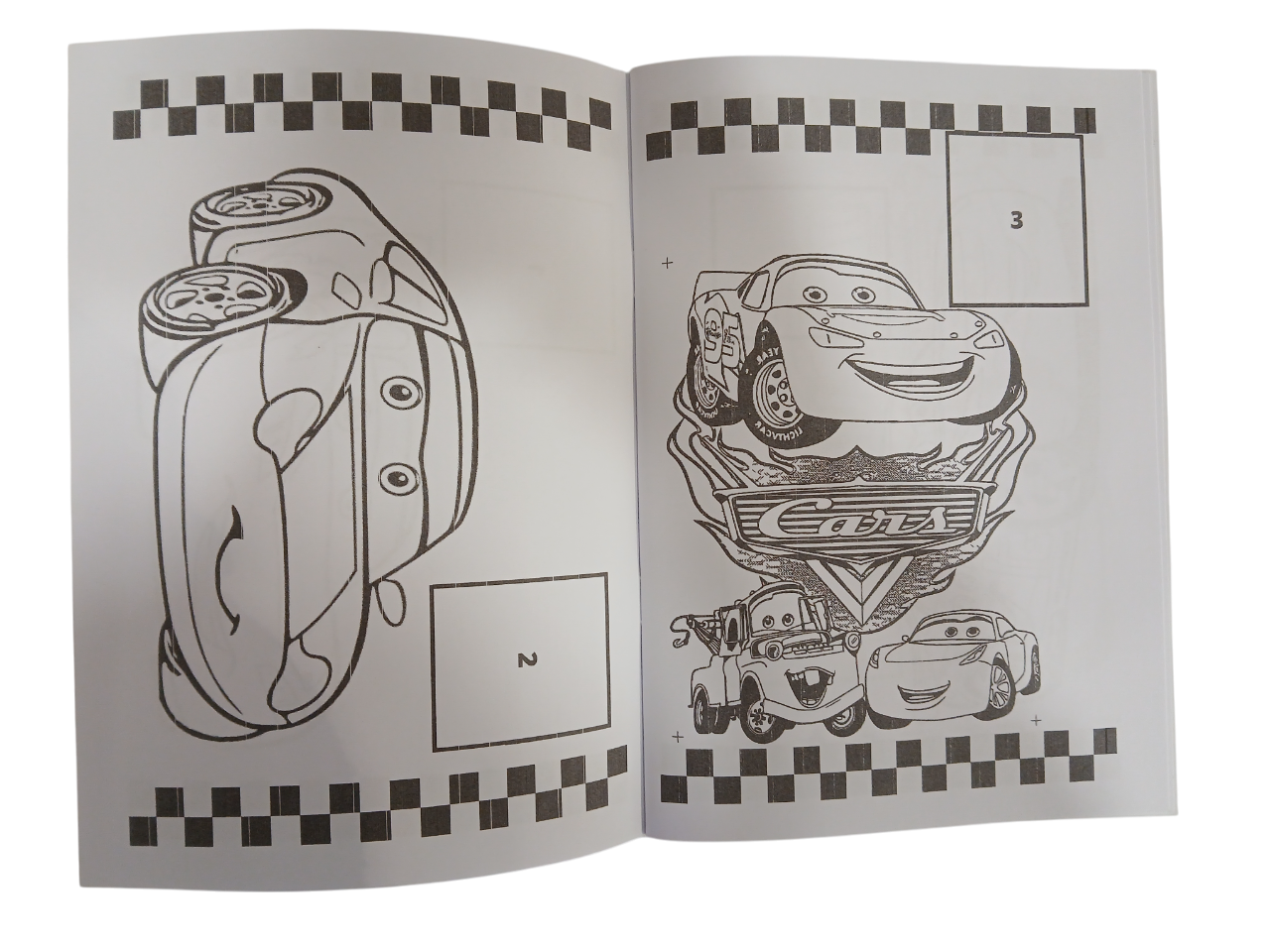 Libro Para Pintar Cars con stickers-3