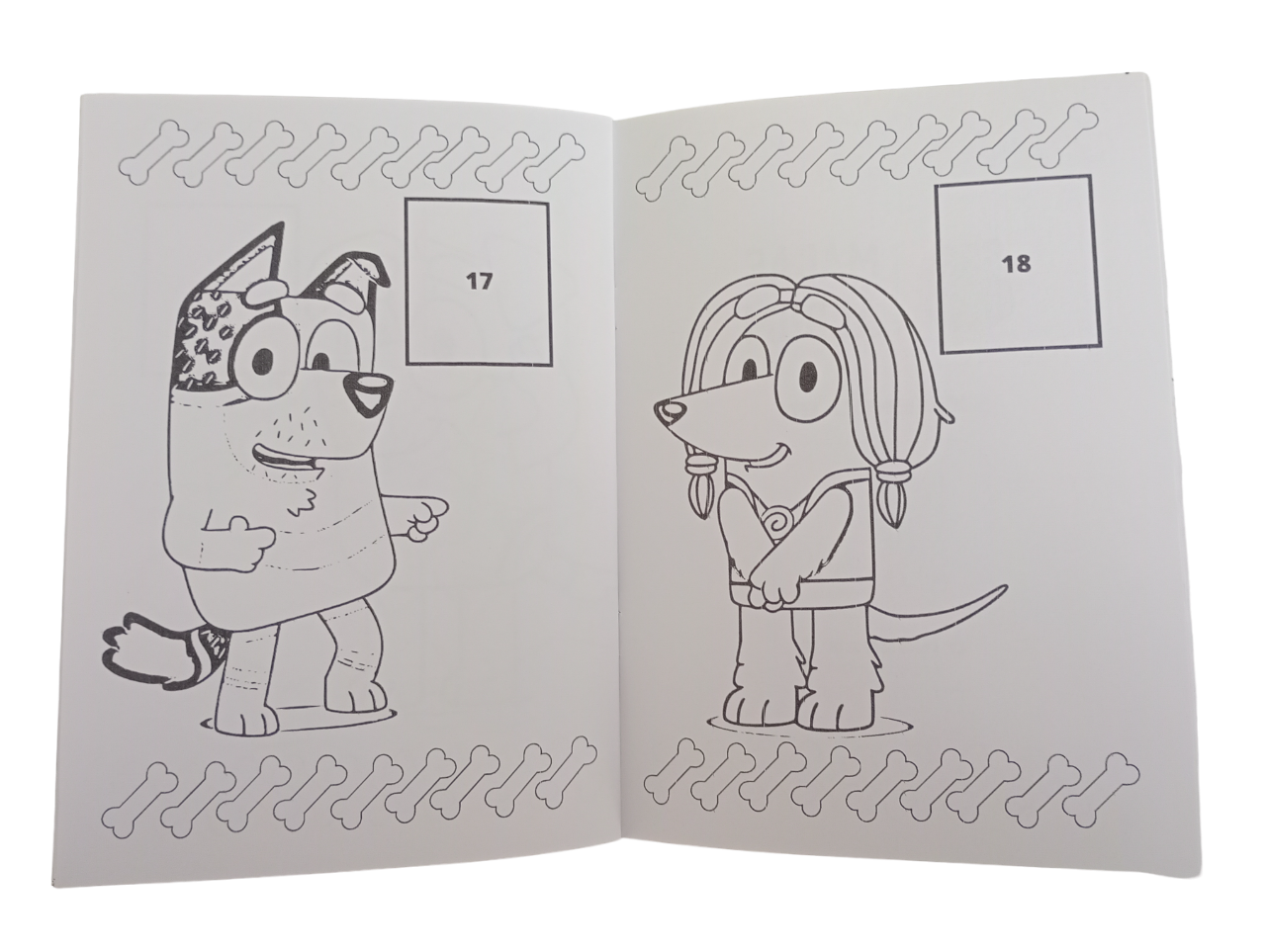 Libro Para Pintar Bluey con stickers-2