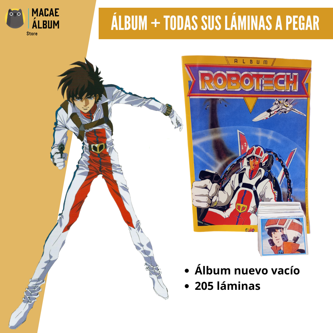 Álbum Robotech rmst 87 + Todas Sus Láminas A Pegar-0