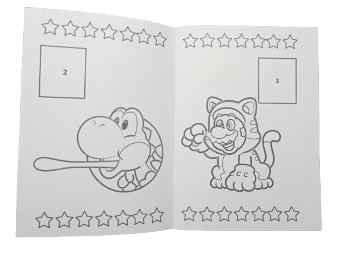 Libro Para Pintar Mario Bros con stickers-1