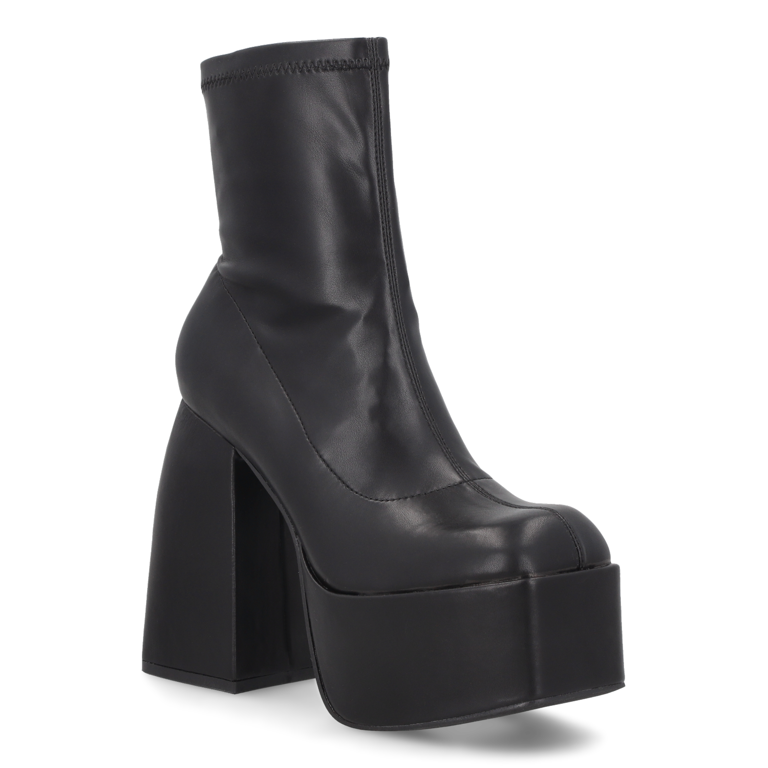 BOTA MUJER NEGRO B062 STYLO SHOES-0