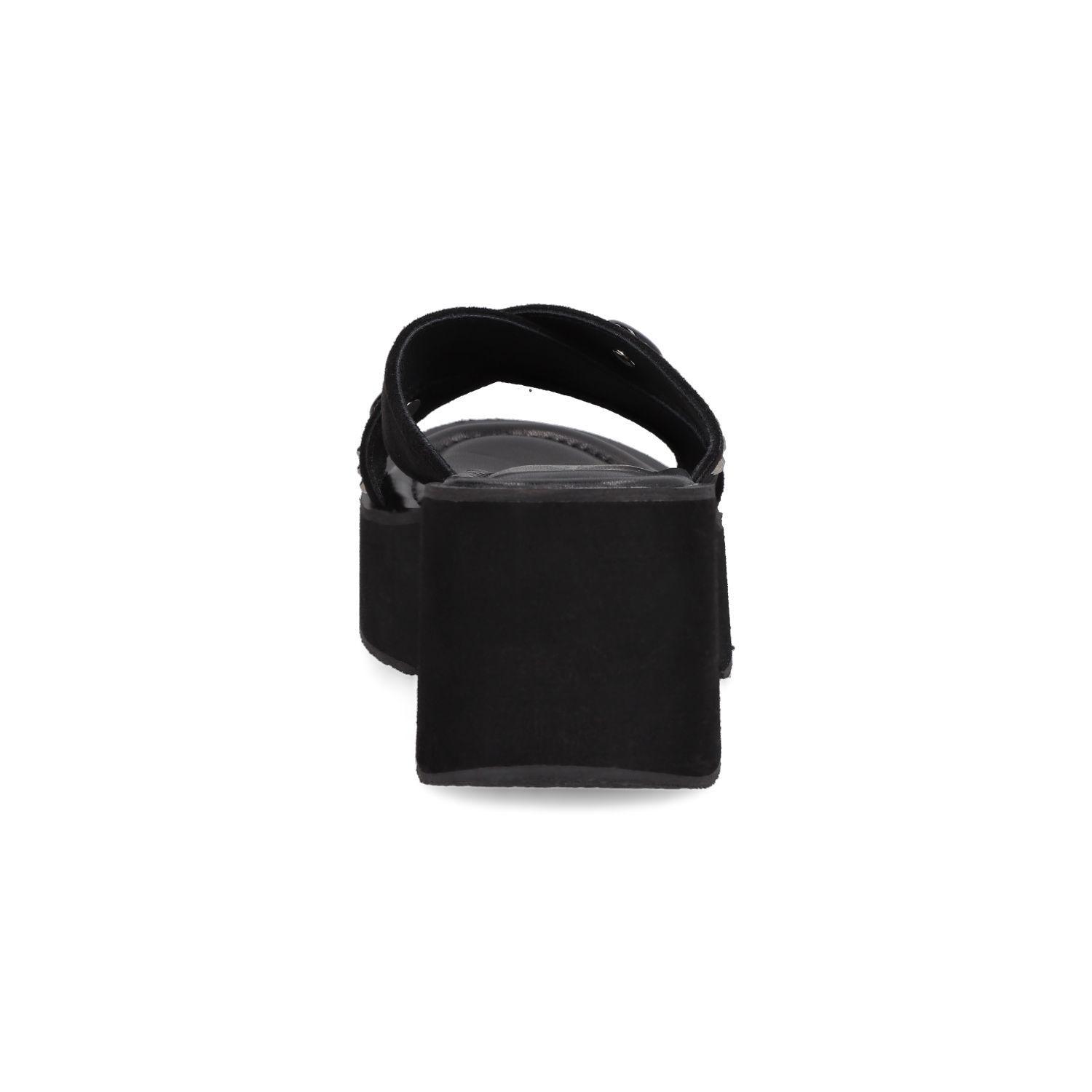 Sandalia Mujer Negro 8882-3-2