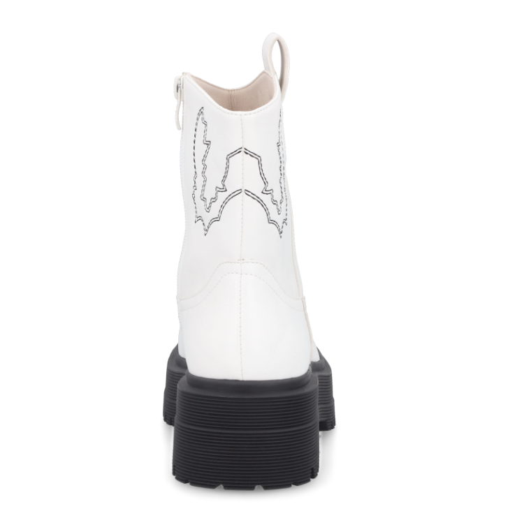 BOTA MUJER WHITE RT26156-8WH STYLO SHOES-4