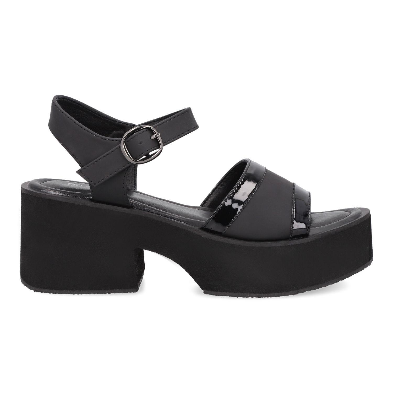 Sandalia Mujer Negro 8882-5-1