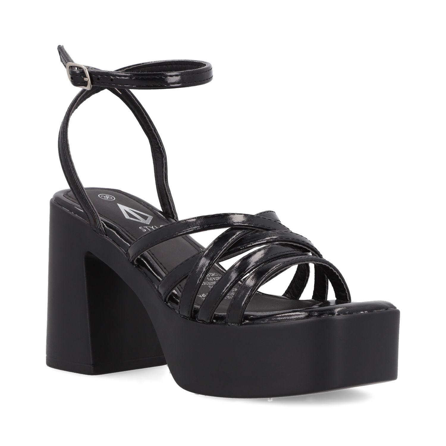 Sandalia Mujer Negro HY3049-0