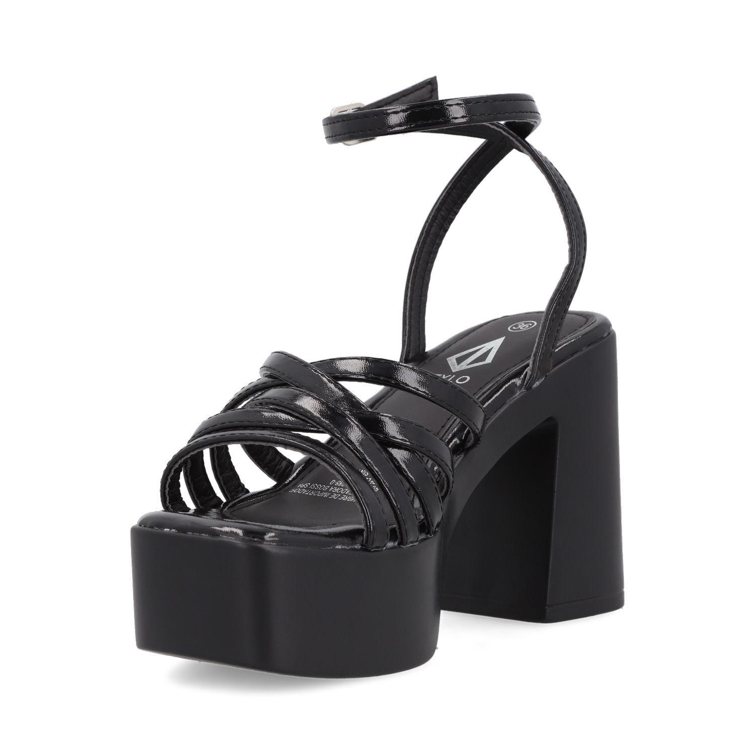 Sandalia Mujer Negro HY3049-4