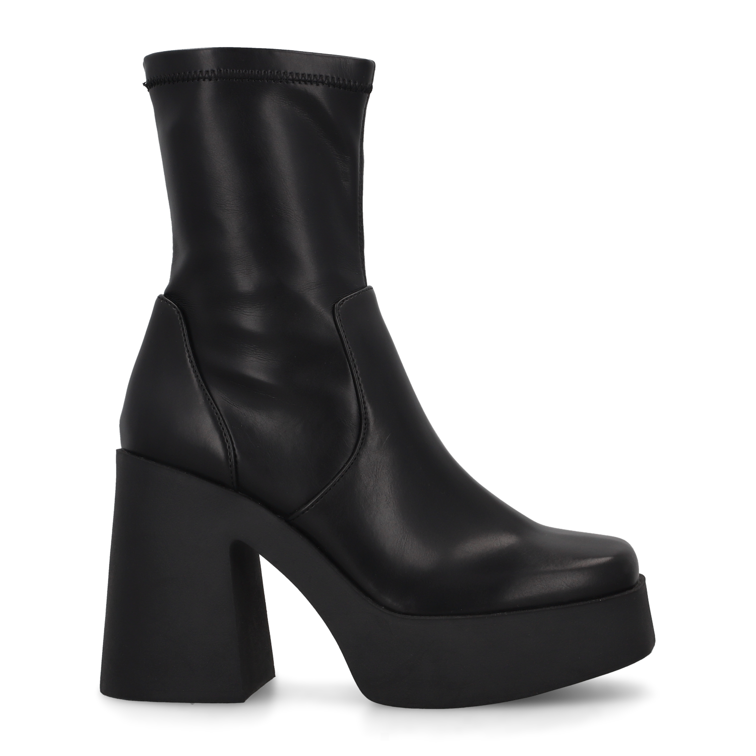 BOTA MUJER NEGRO B066 STYLO SHOES-1