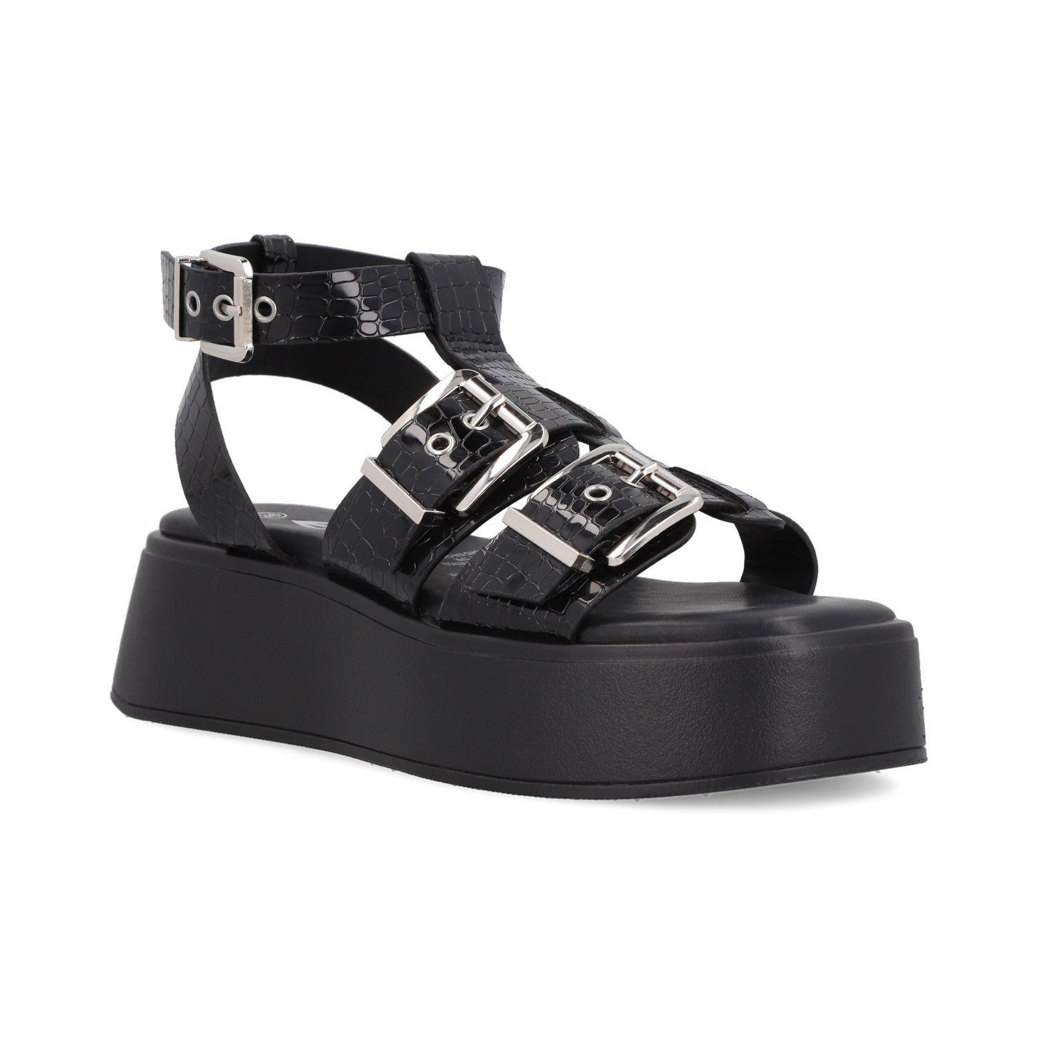Sandalia Mujer Negro HY22499-0