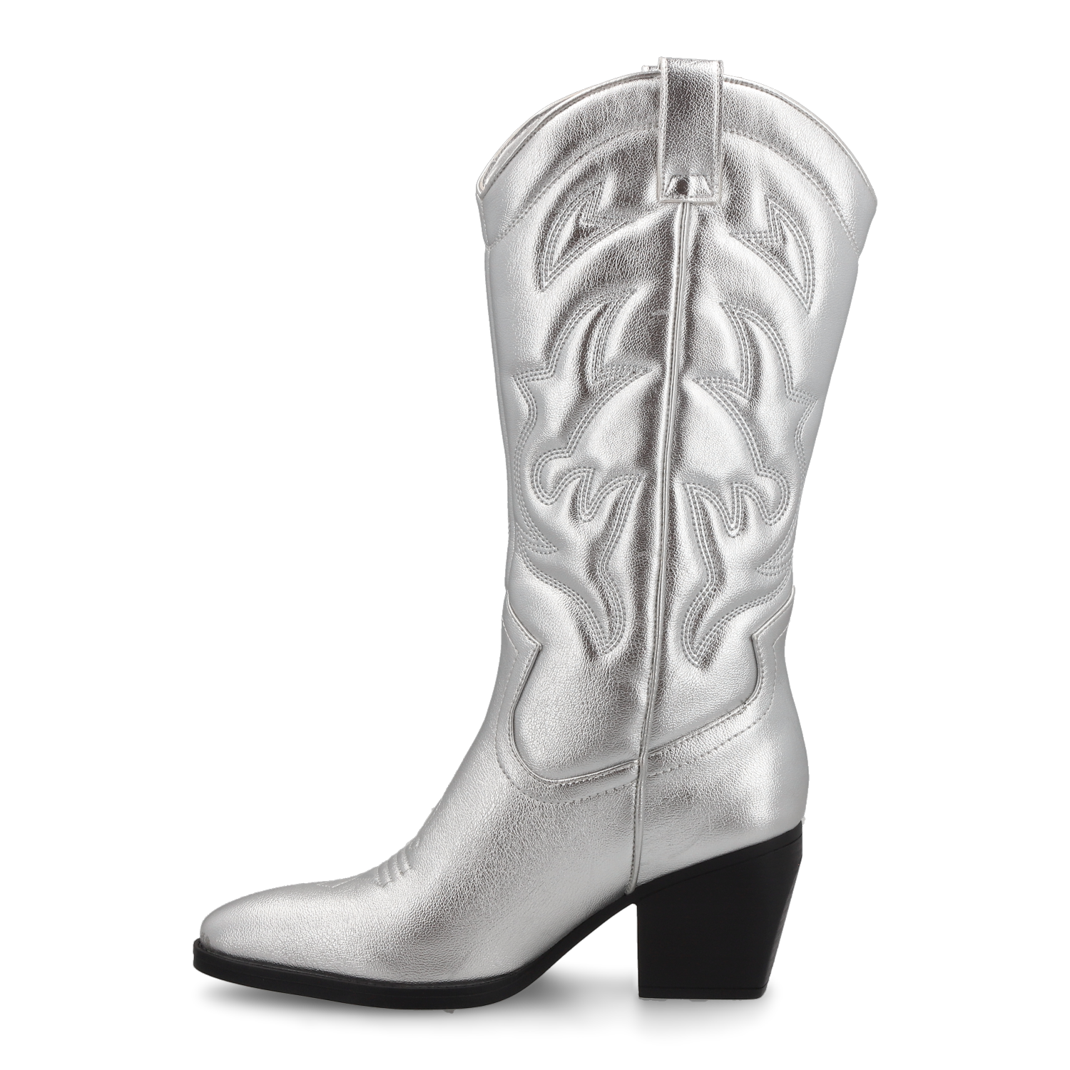 BOTA MUJER SILVER B045 STYLO SHOES-2
