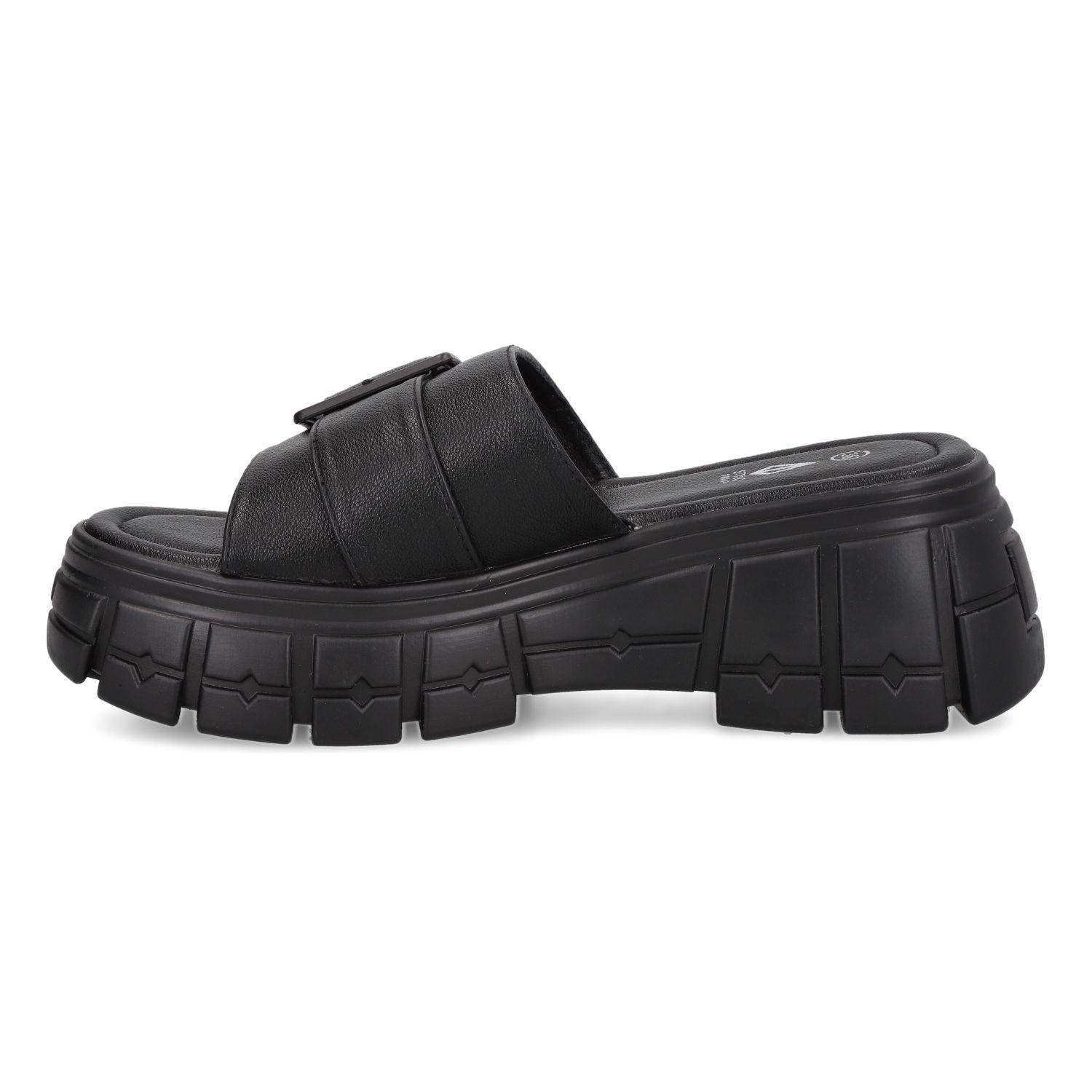 Sandalia Mujer Negro 035-1-3