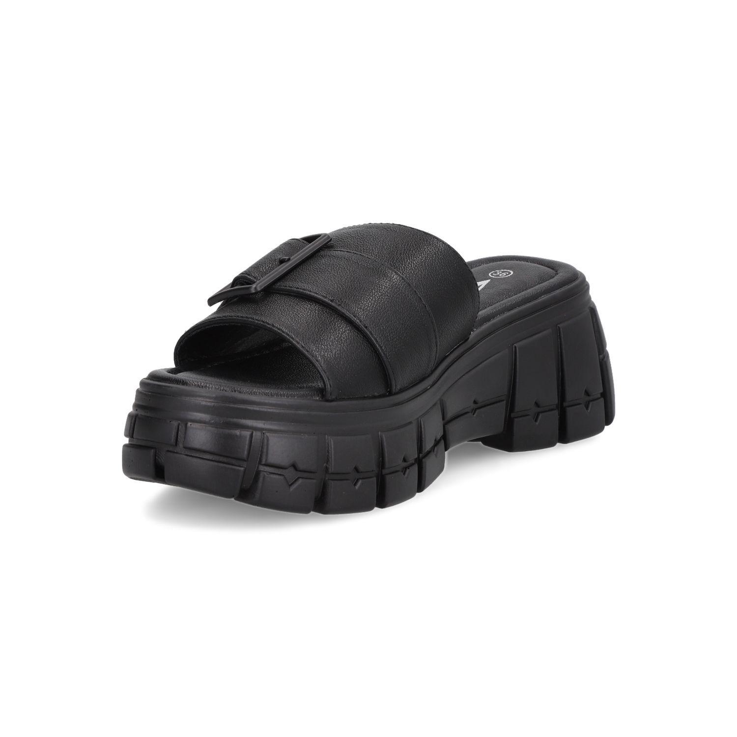 Sandalia Mujer Negro 035-1-4