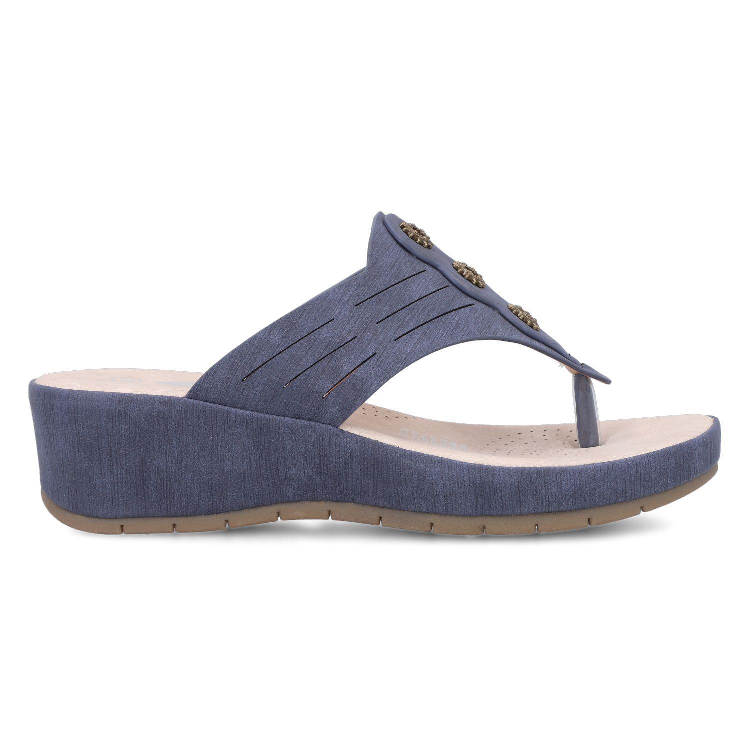 Sandalia Mujer Navy ST2445 Stylo Shoes-1