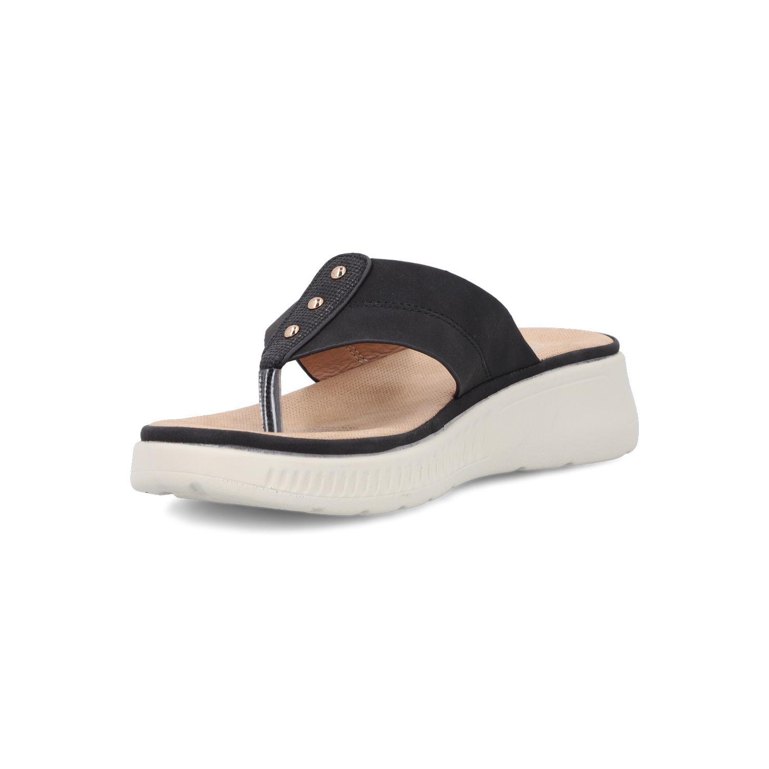 Sandalia Mujer Negro ST2413 Stylo Shoes-1