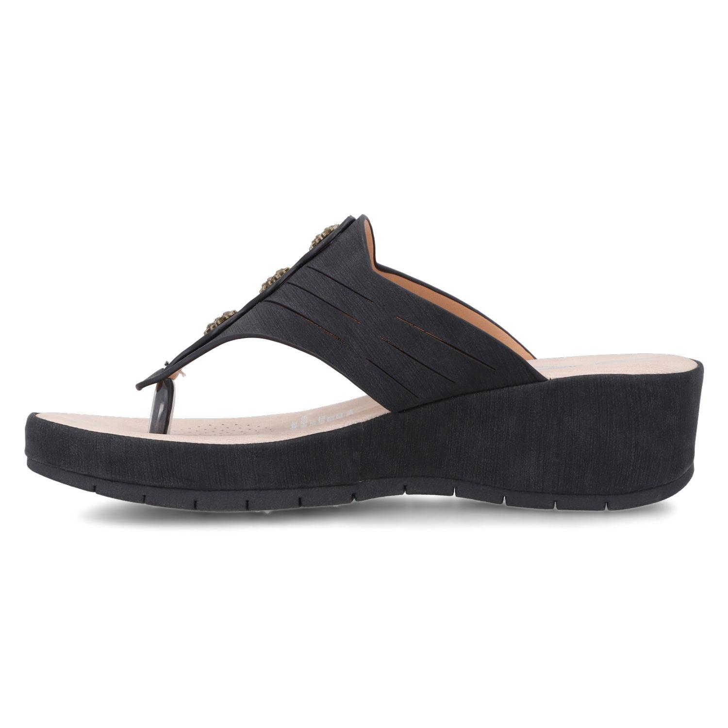 Sandalia Mujer Black ST2445 Stylo Shoes-4