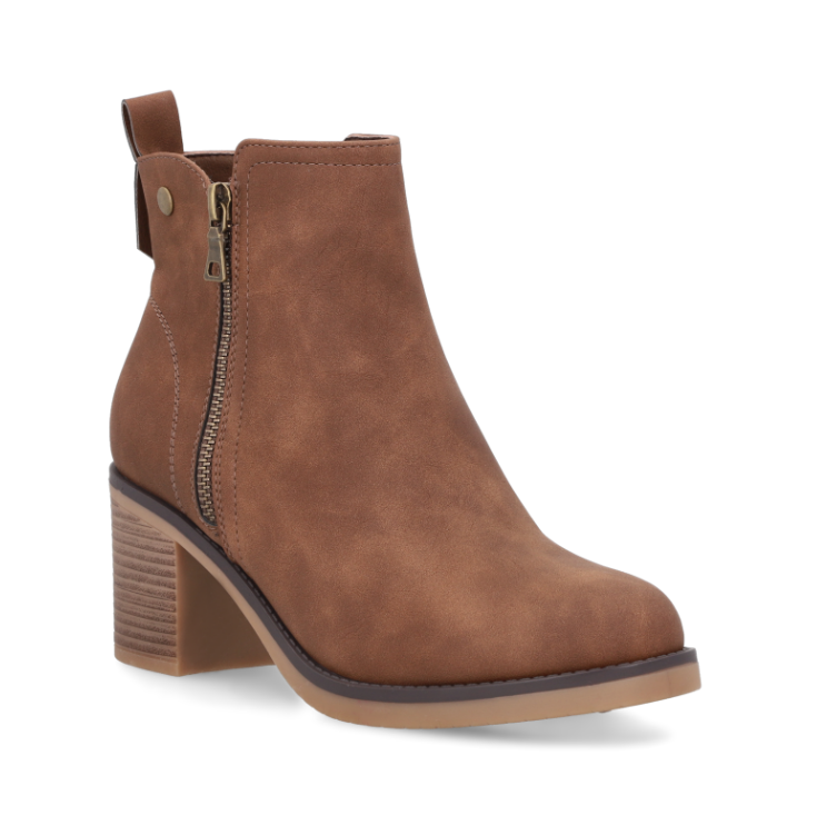 BOTIN MUJER BROWN RT60126 STYLO SHOES-0