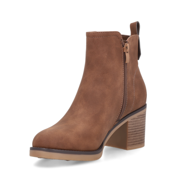 BOTIN MUJER BROWN RT60126 STYLO SHOES-3