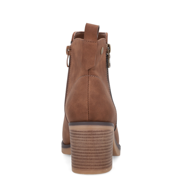 BOTIN MUJER BROWN RT60126 STYLO SHOES-4