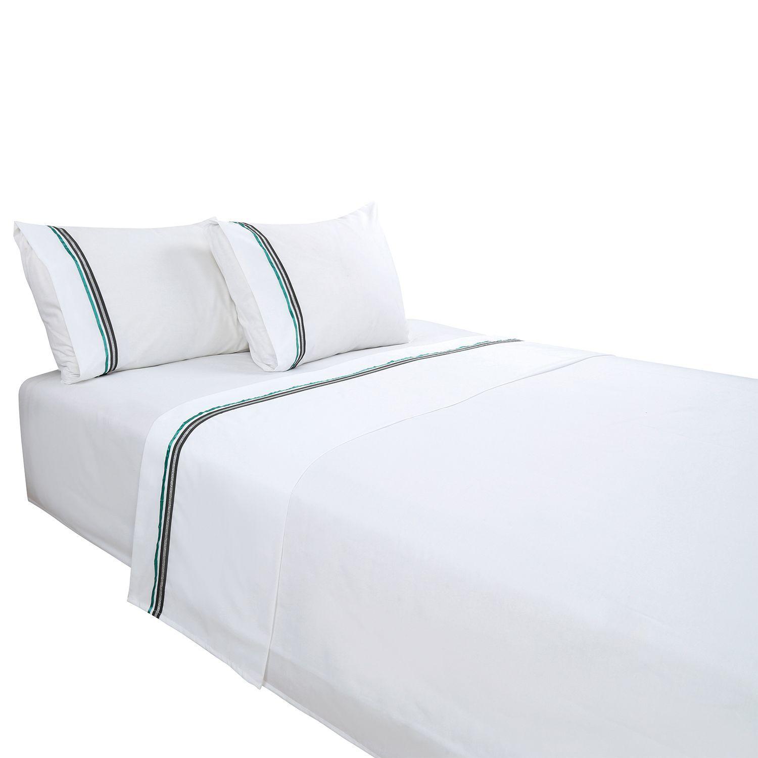 Juego de Sábanas Super King 144 Hilos Rocha-0