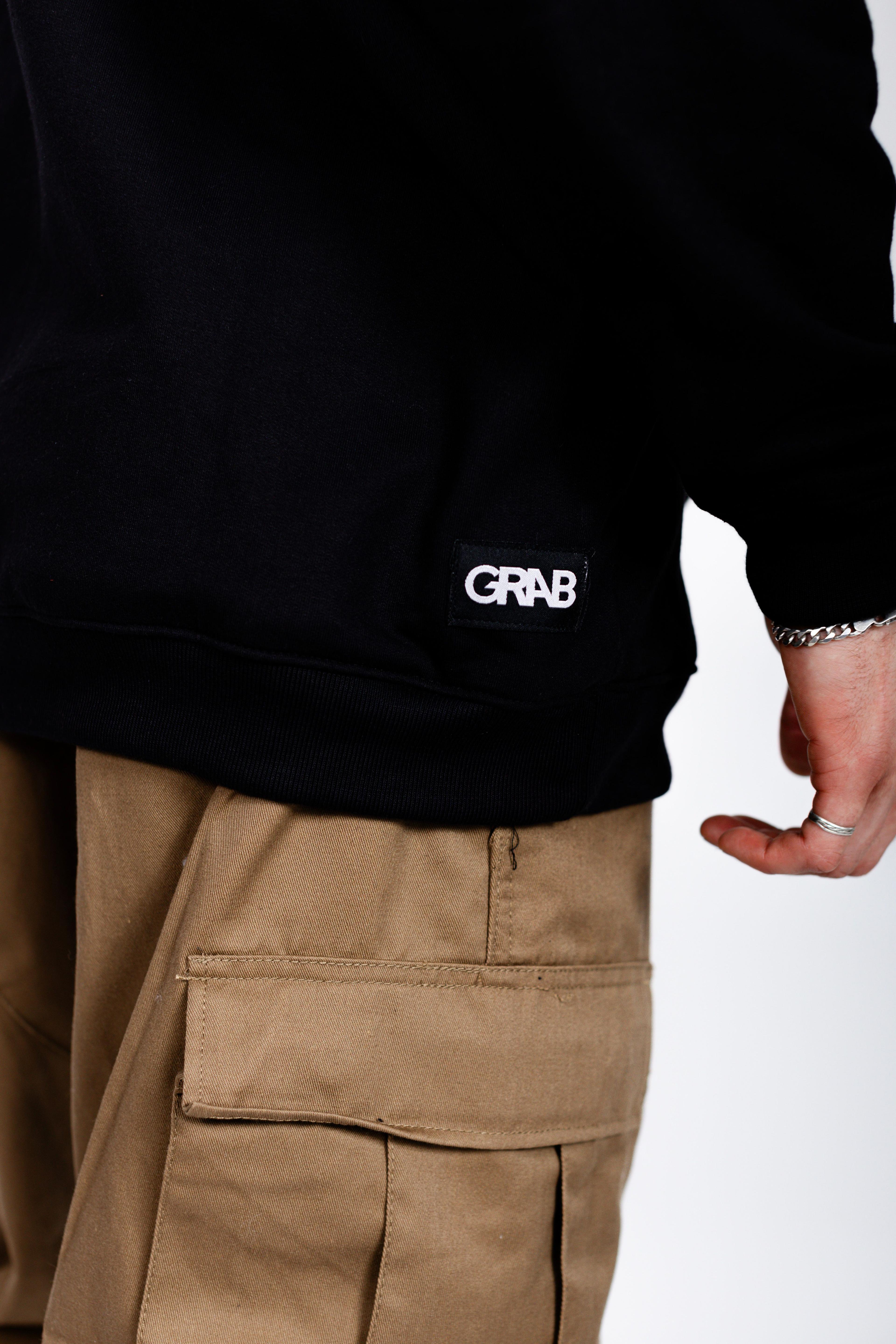 Polerón Hoodie Black Classic-2
