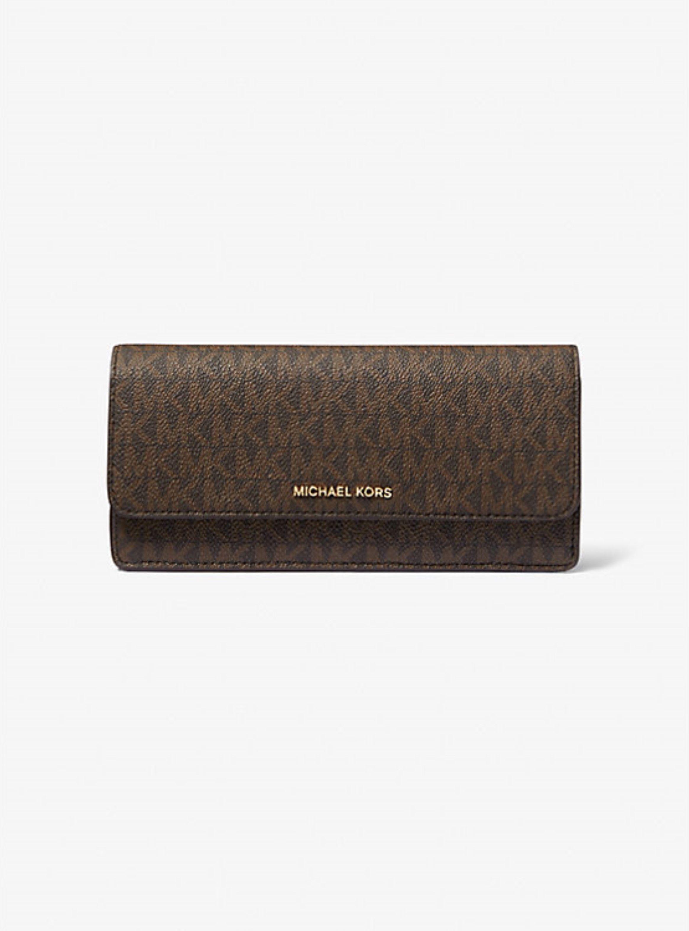 Billetera Jet Set Monograma Michael Kors Mujer-0