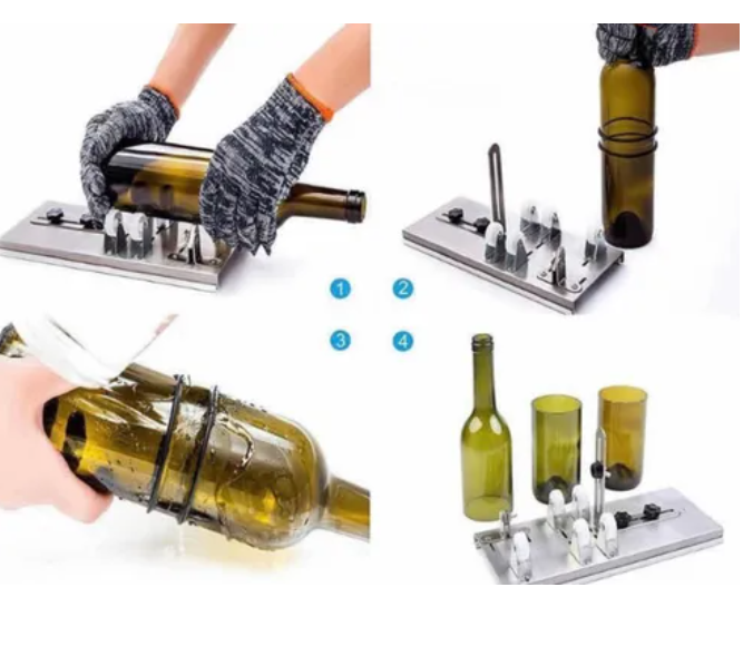 Cortador De Botellas De Vidrio + Kit Accesorios G-2