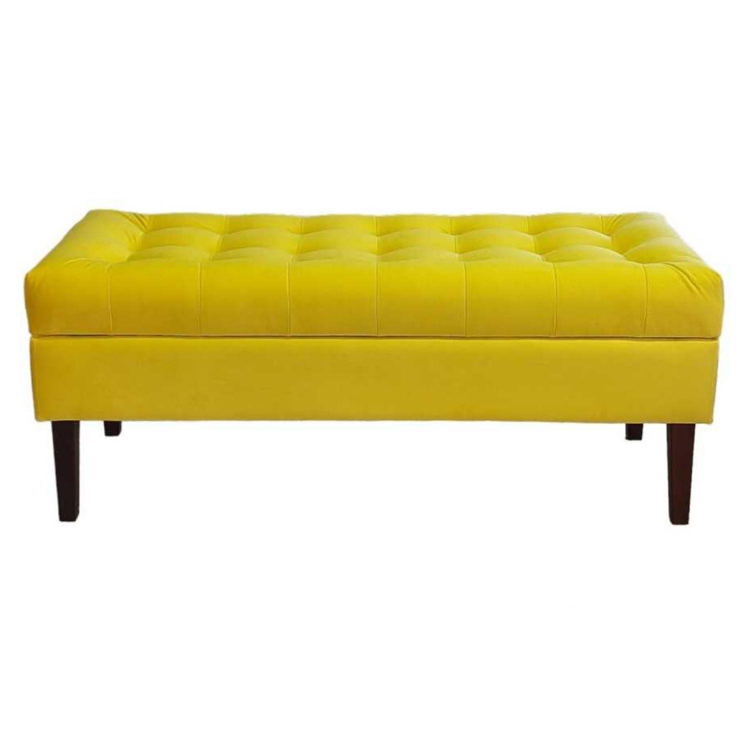 Banqueta Baúl Portofino Color Amarillo-0