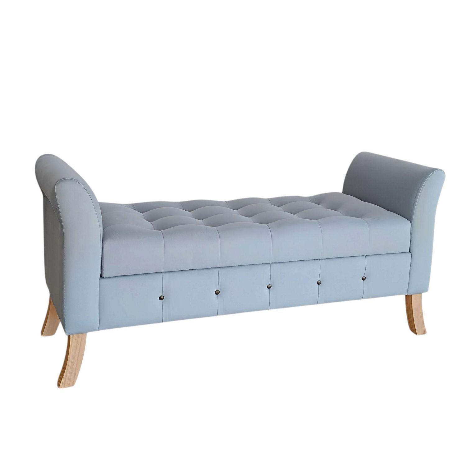 Banqueta Baúl Imperio Color Menta-2