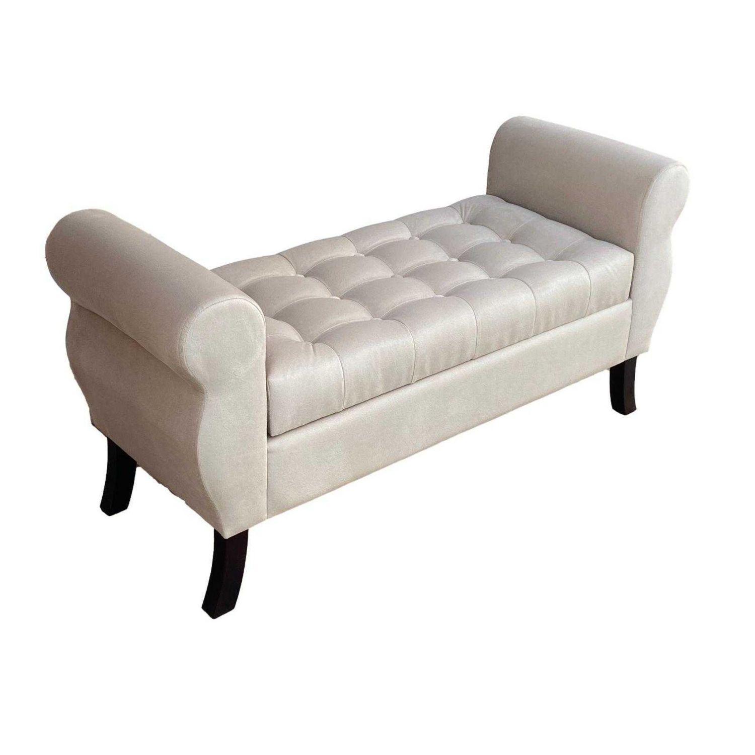 Banqueta Baúl Diva Color Beige-2