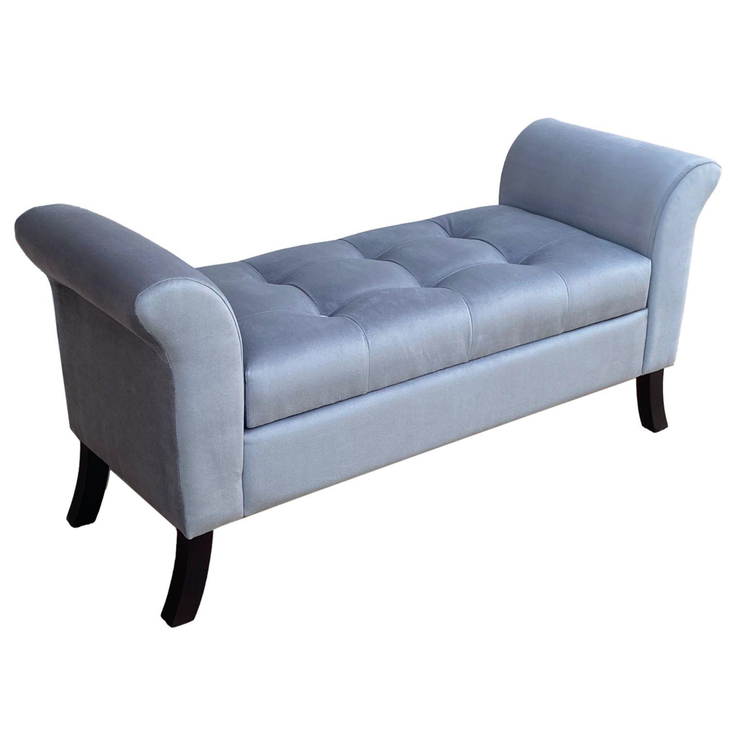 Banqueta Baúl Verona Color Gris-2