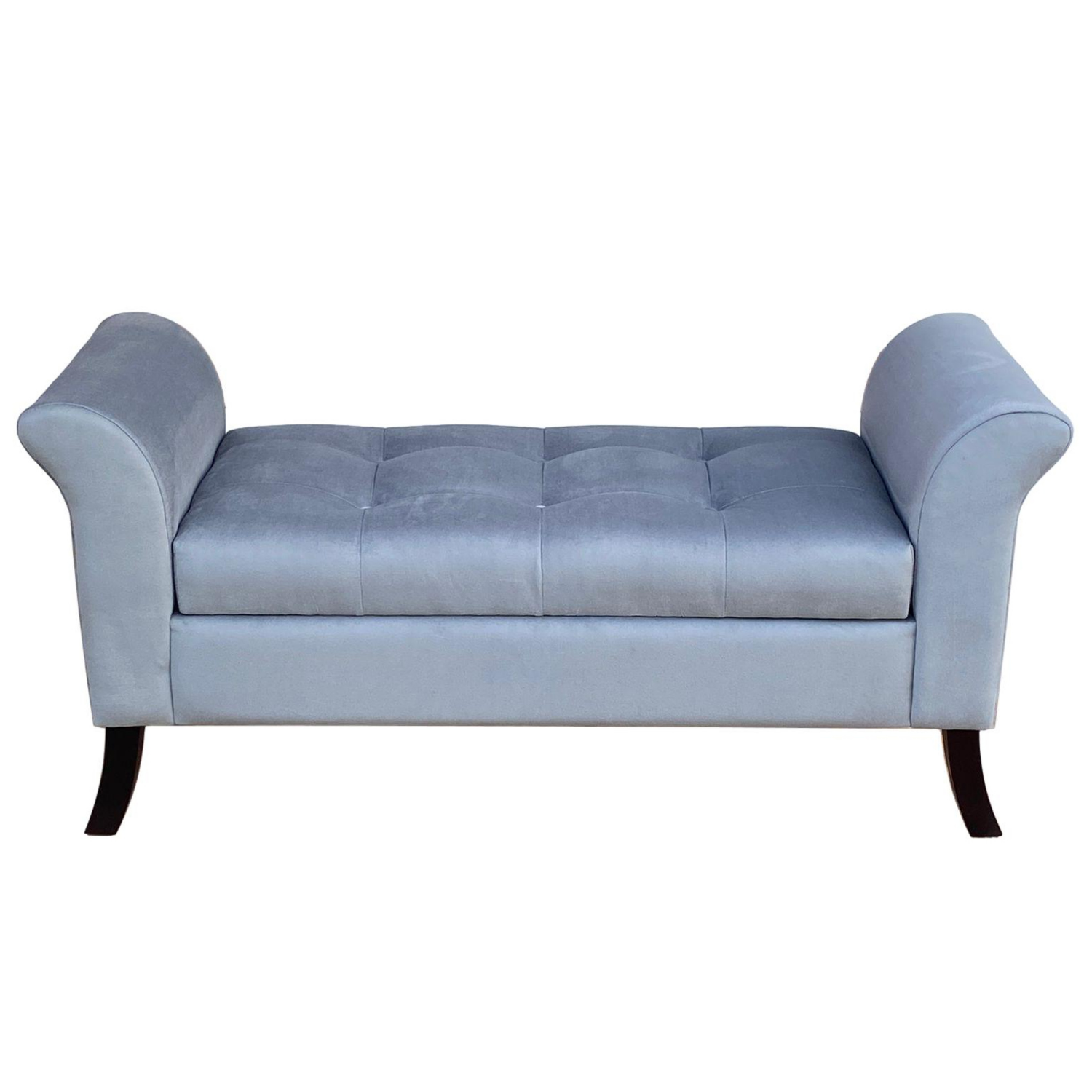 Banqueta Baúl Verona Color Gris-0
