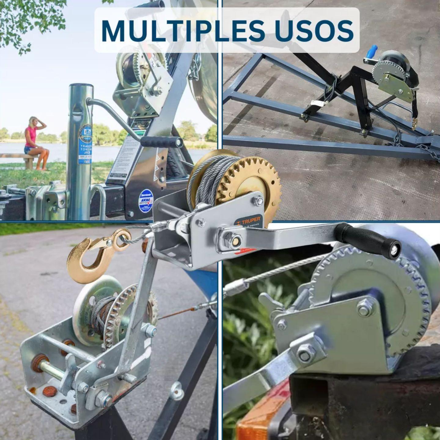 Winche Malacate Manual 1100 Kg Truper-5