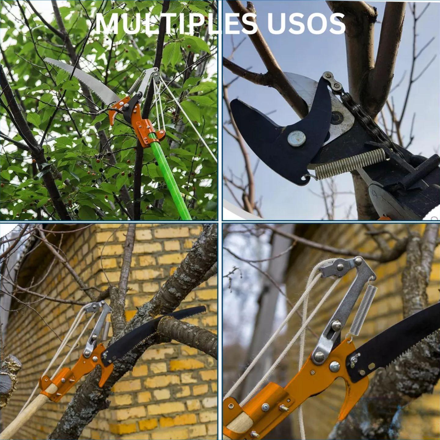 Tijera Para Podar Arboles En Altura Truper-6