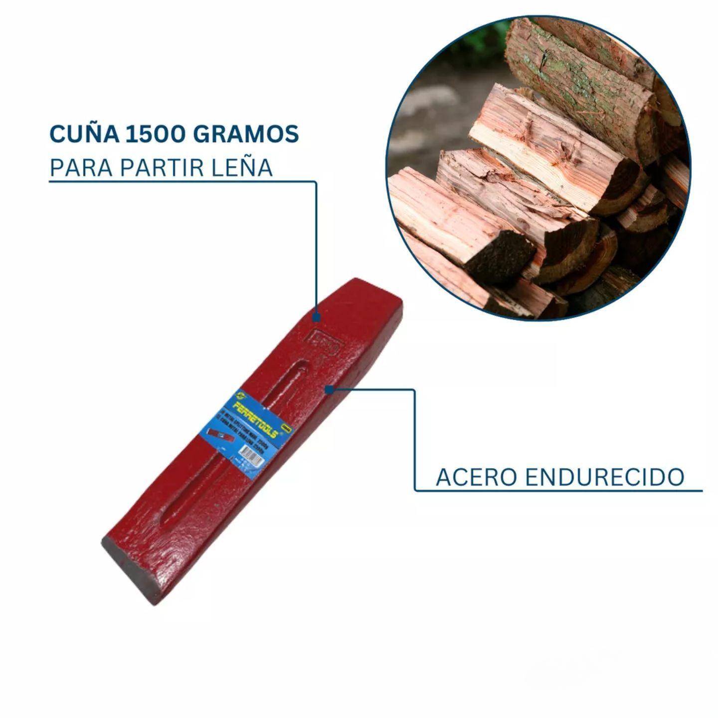 Hacha Leñadora Para Leña 8 Libras Truper Con Cuña-4