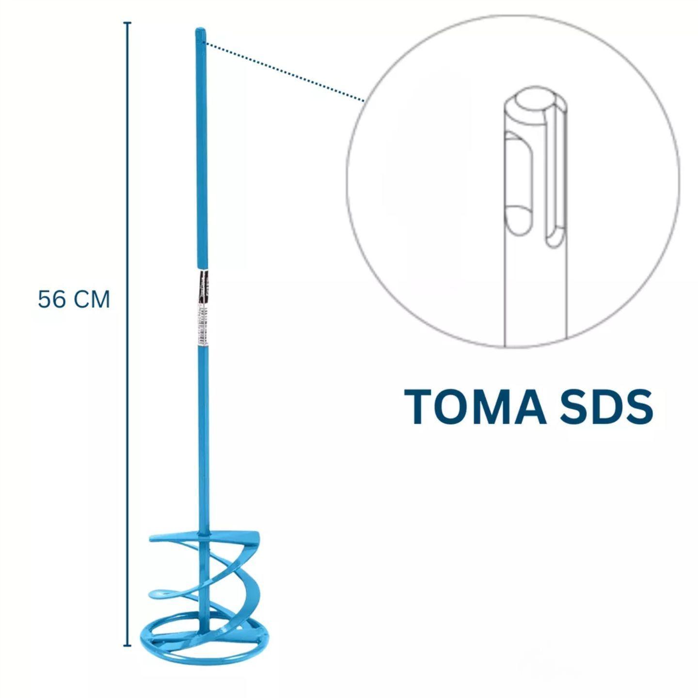 Revolvedor De Mezcla Pintura Bekron y Cemento Toma Sds 55 Cm Ferretools-3