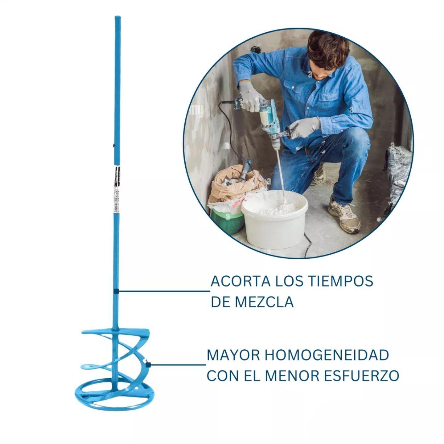 Revolvedor De Mezcla Pintura Bekron y Cemento Toma Sds 55 Cm Ferretools-4