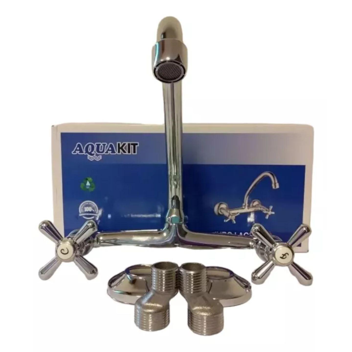 Llave Lavaplatos Al Muro Laguna Aquakit-4