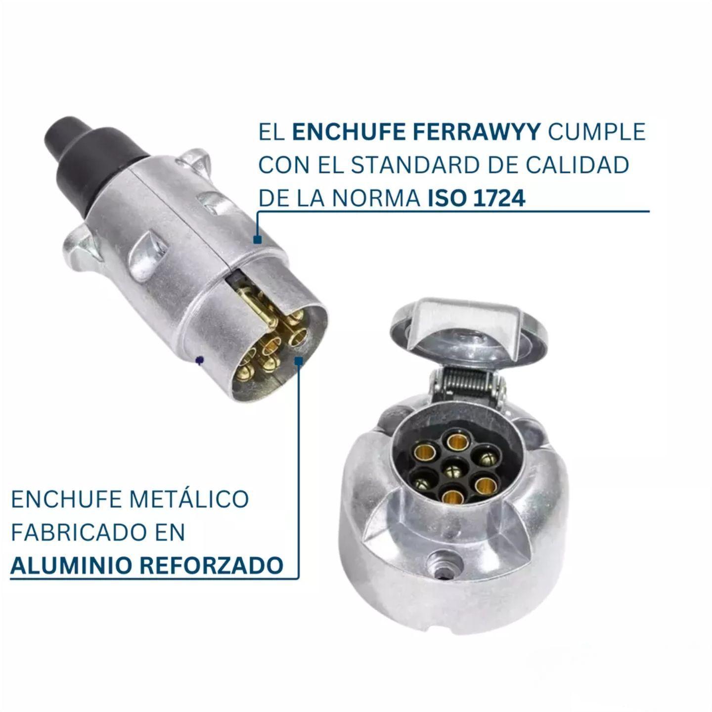 Enchufe Para Carro De Arrastre Macho y Hembra Ferawyy-3