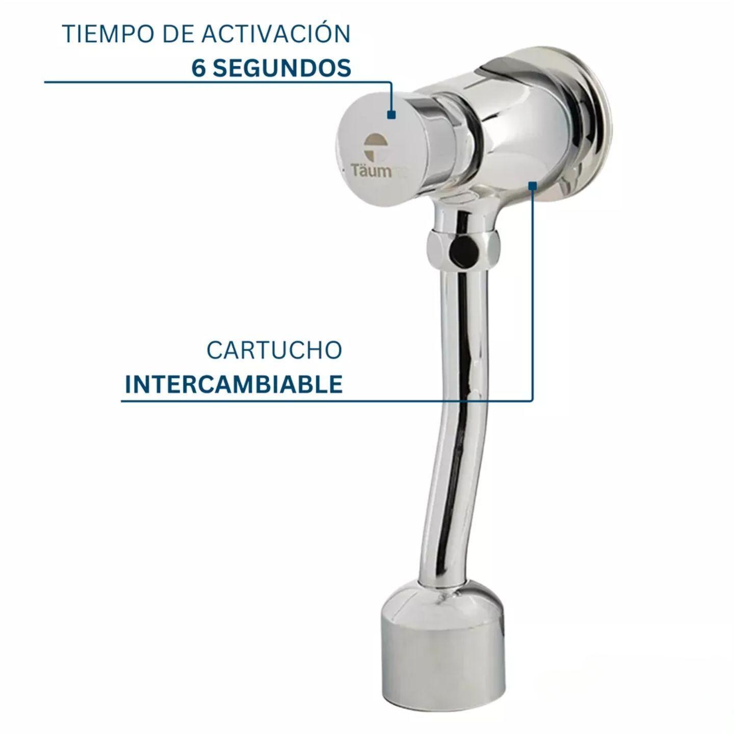 Llave Temporizada Para Urinario Metalica Taumm-4