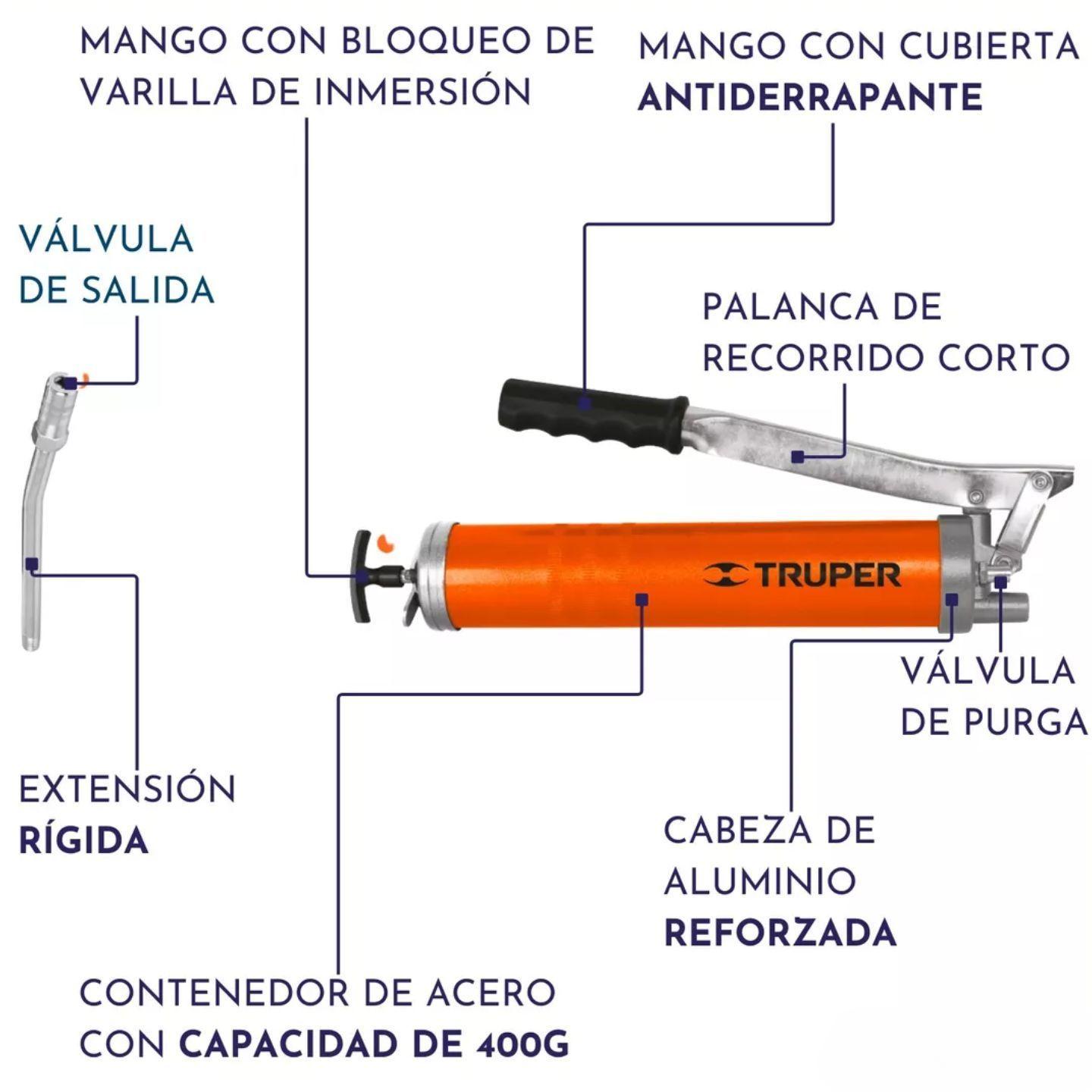 Grasera Manual 400 Gramos Truper-3