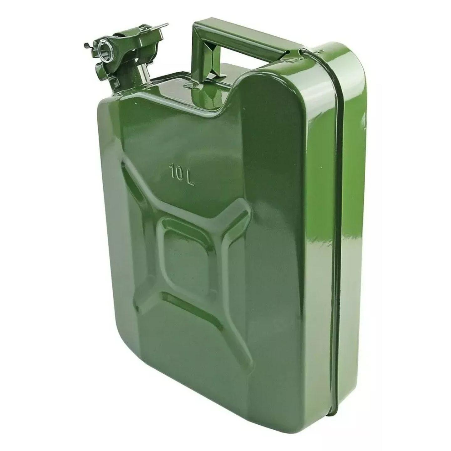 Bidón Metálico 10 Litros Combustible Jaque-2