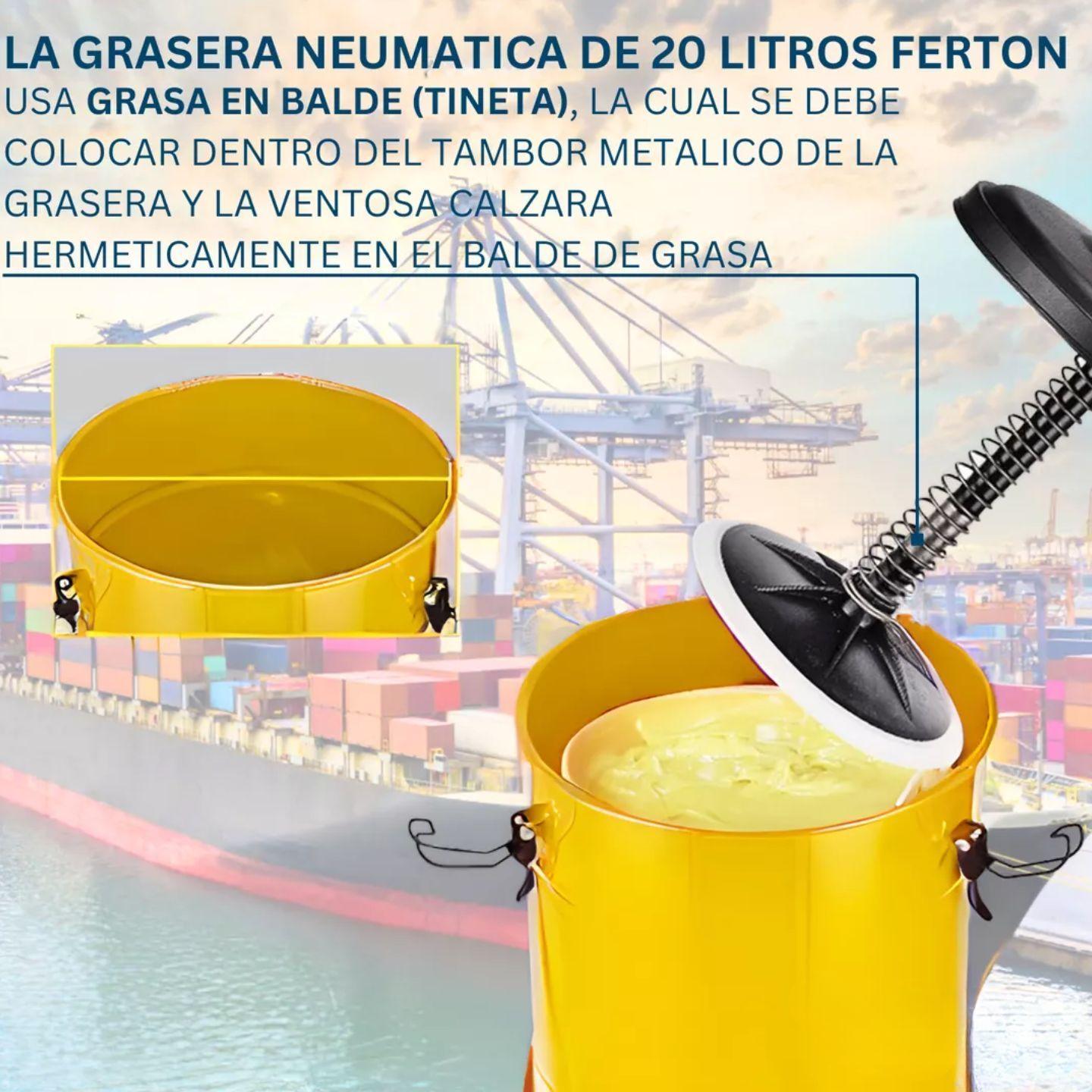 Grasera Neumática 20 Litros Ferton-4