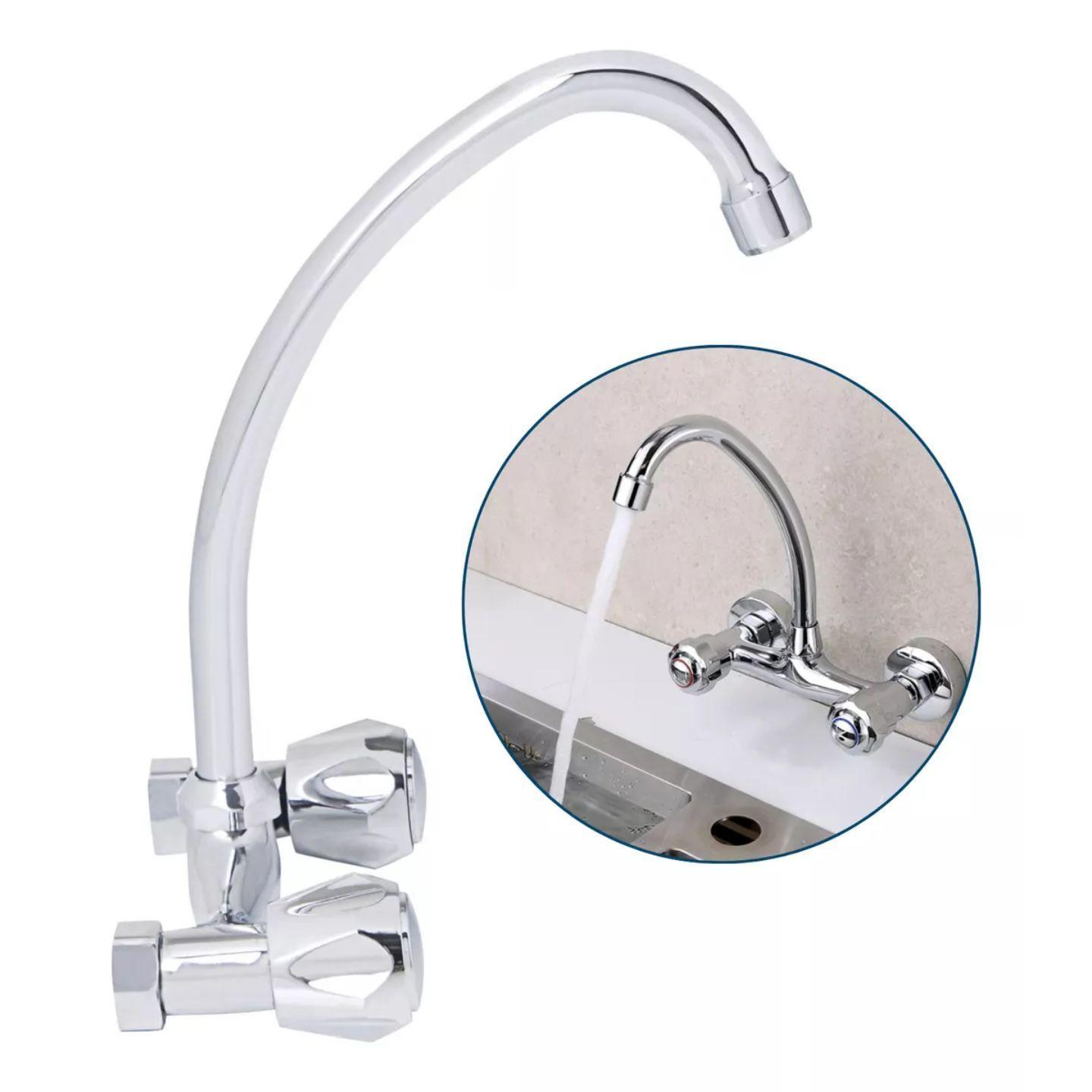 Llave Lavaplatos Al Muro Aurora Aquakit-3