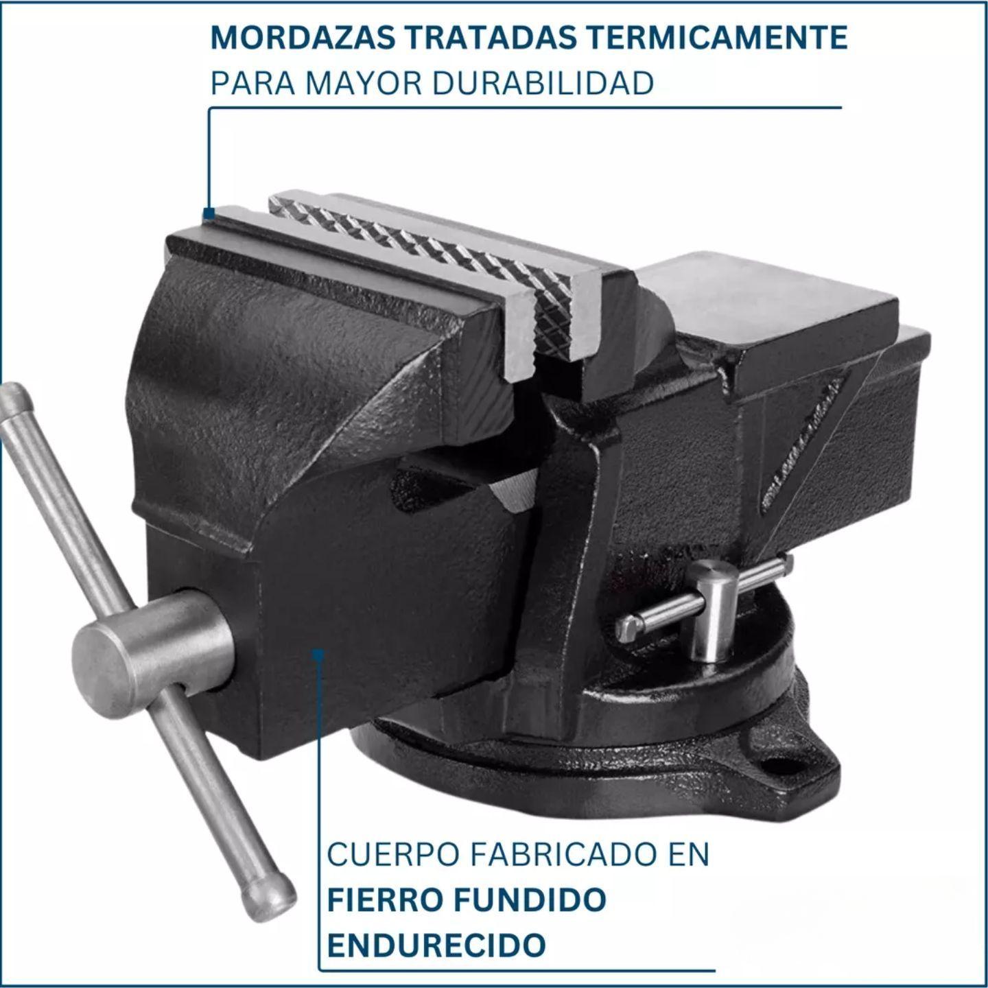 Tornillo De Banco Mecanice 5 Pulgadas Negro Jaque-3