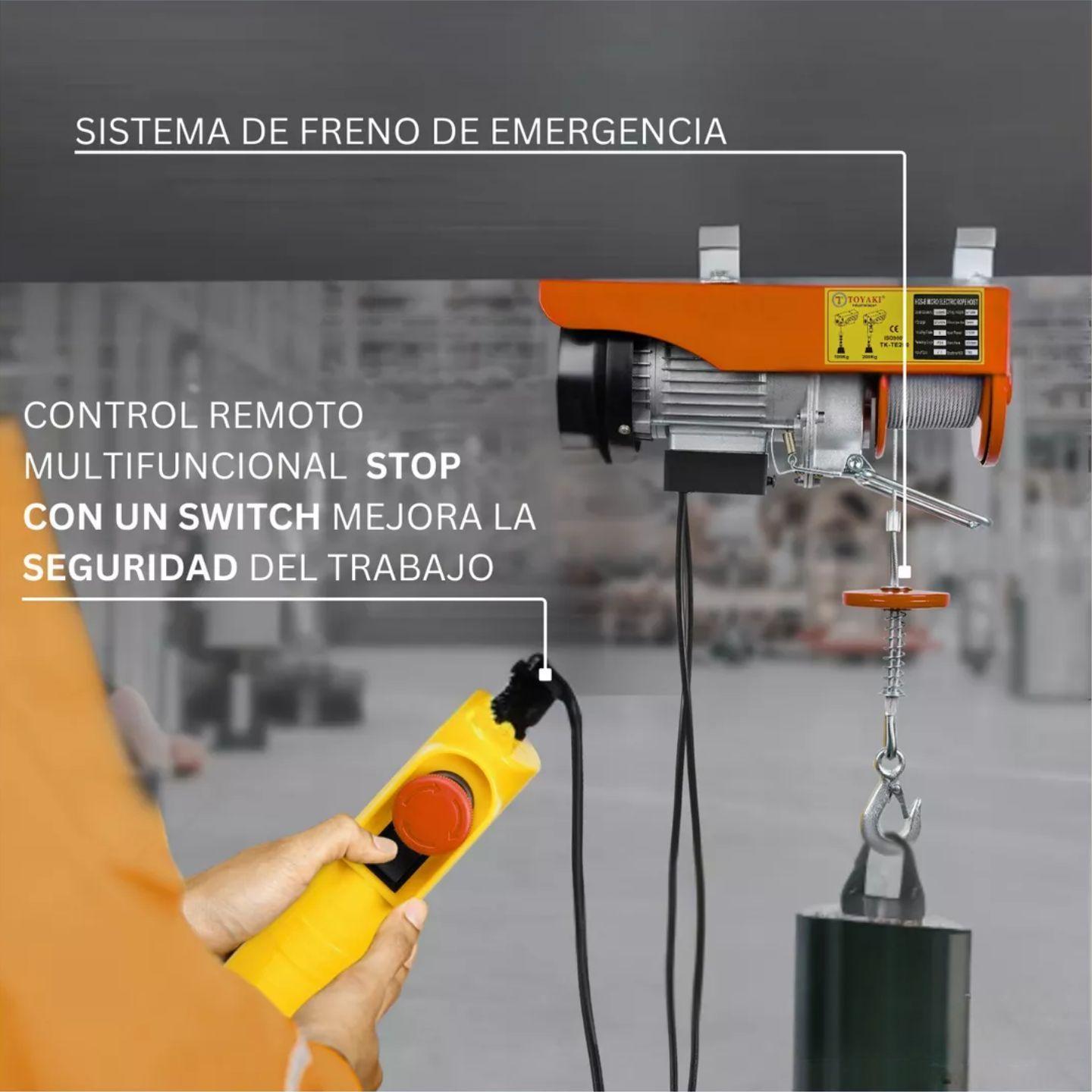 Tecle Eléctrico Winche 200 Kg Toyaki-4