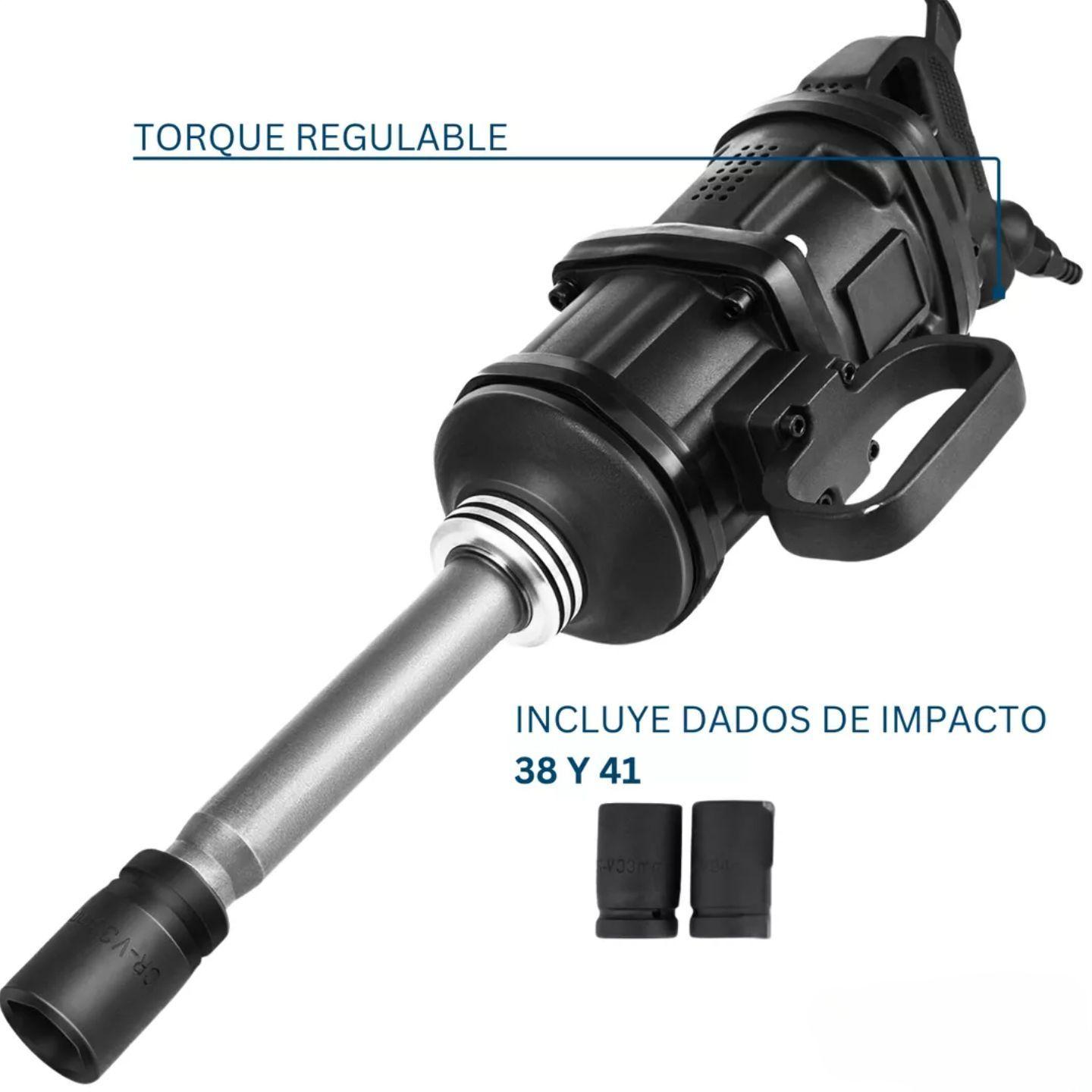 Pistola De Impacto Neumática 1 Pulgada 2400 NM FERTON-4