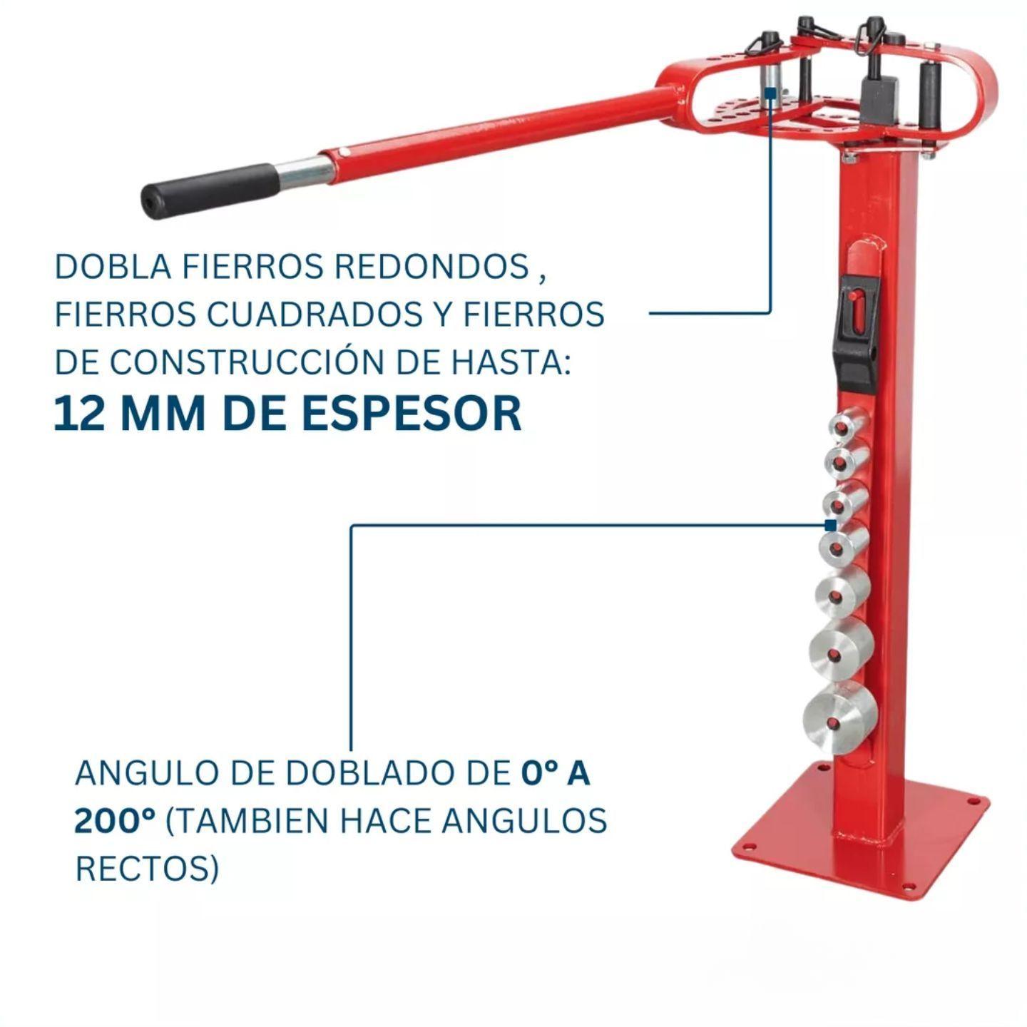 Dobladora De Fierros Pletinas Y Tubos Manual Con Pedestal Ferrawyy-3