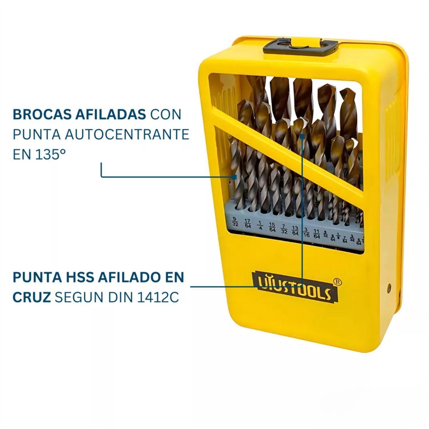 Brocas Para Metal Hss 29 Piezas Uyustools-4