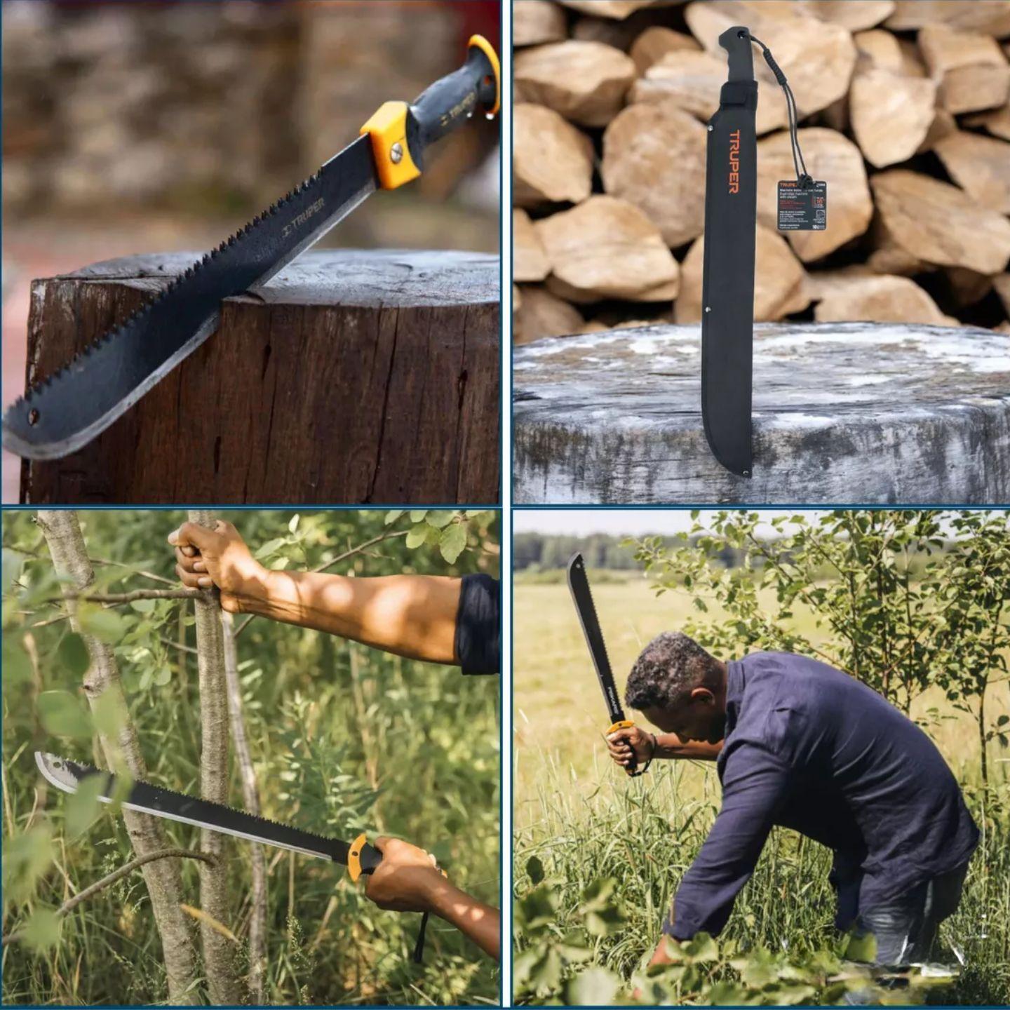 Machete Con Serrucho y Funda Truper-6
