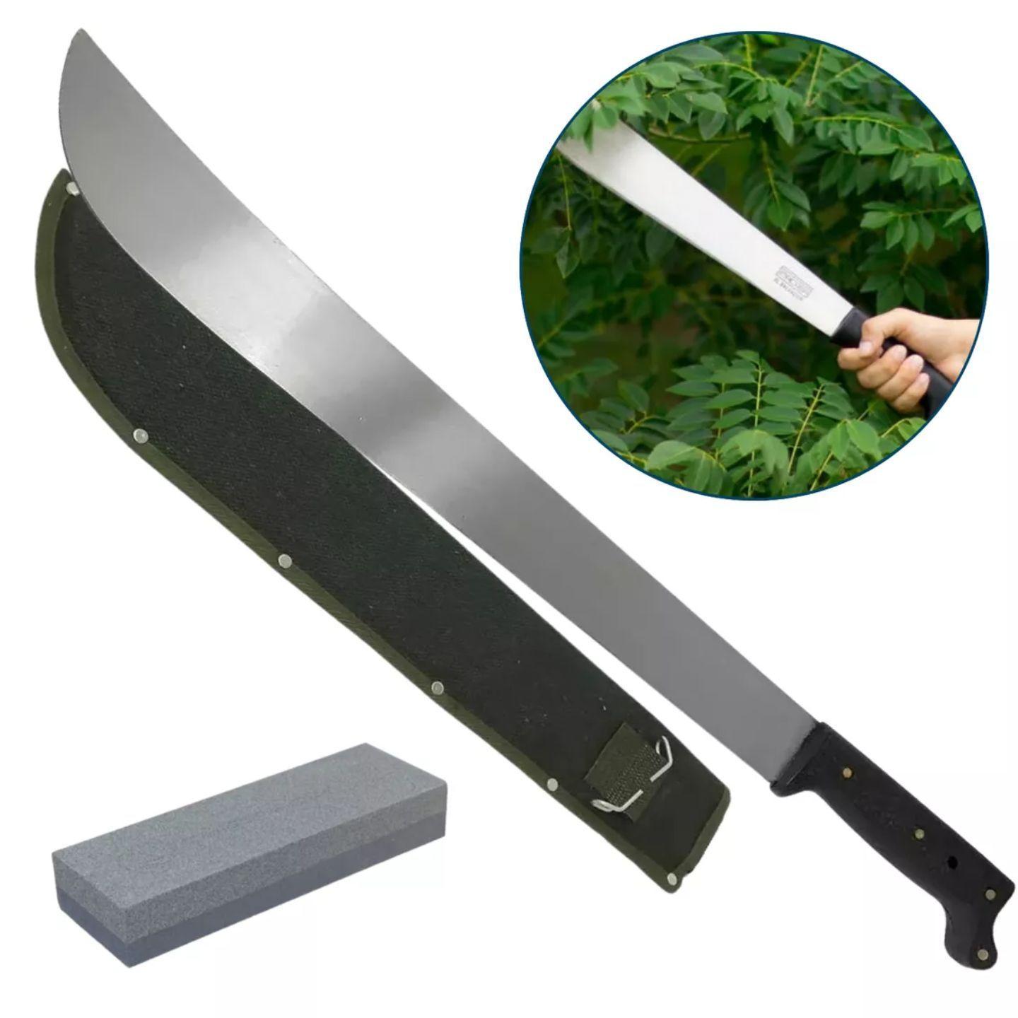 Machete Con Funda Mas Piedra De Afilar-2